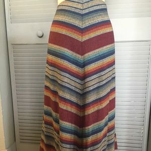 Multicolored maxi skirt